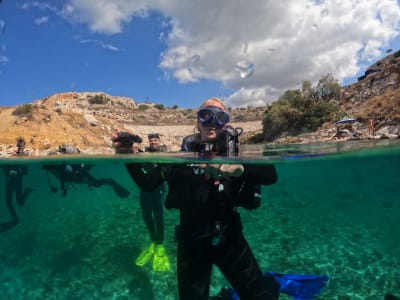 Cours PADI Open Water Diver au Pirée dans le port d'Athènes