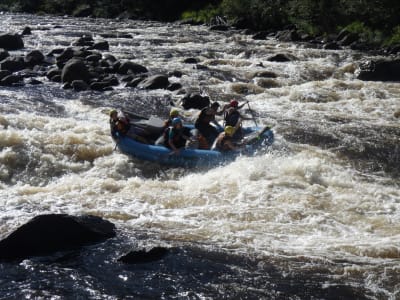 Rafting auf dem Mistassibi-Fluss in Saguenay-Lac-Saint-Jean