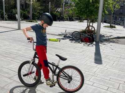 Cours de BMX à Boulogne Billancourt