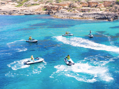 Jet Ski Tour to Cala Mondrago, Mallorca