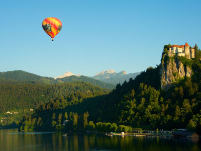 Heißluftballonfahrt über Bled