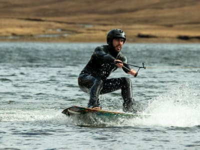 Wakeboarding/Waterskiing and Paddle boarding experience in the Westfjords of Iceland