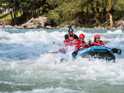 Excursión familiar de rafting por el río Noce desde Cusiano, Val di Sole