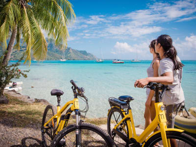 Alquiler de bicicletas eléctricas en Moorea, Polinesia Francesa