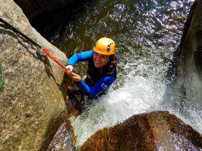 Abstieg von der Geisterschlucht in Prévenchères in Lozère