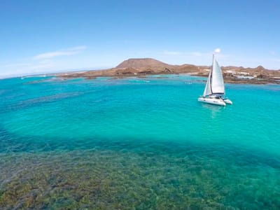 Katamaran-Ausflug in Corralejo, Fuerteventura, Kanarische Inseln