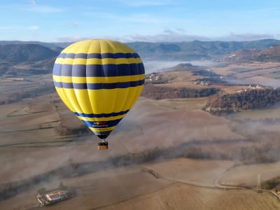 Hot air Balloon flight over Vic, near Barcelona