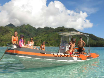 Private lagoon discovery expedition in Moorea