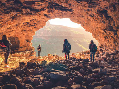Randonnée dans le canyon rouge à Gran Canaria