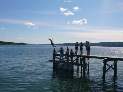 Randonnée sur les îles dans le fjord d'Oslo