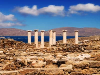 Crucero en barco a Delos y Mykonos desde Paros