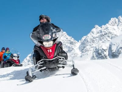 Snowmobile Safari in Madesimo,Valtellina