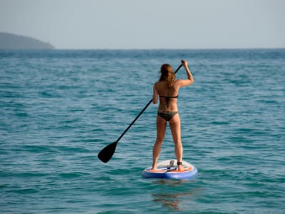 Excursion en stand up paddling et plongée en apnée au départ de Voidokilia près de Kalamata