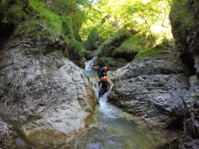 Canyoning dans le canyon de Sucec à Bovec