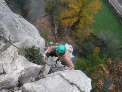 Via Ferrata el Milar, in the Hermida Gorge, Picos de Europa