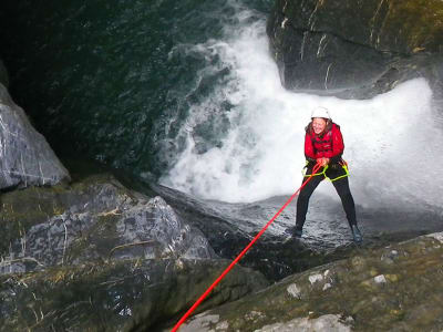 Canyoning in Eau Rousse near Courchevel