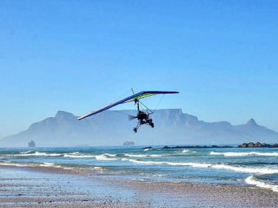 Microlight flight above Cape Town near Durbanville