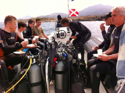 Adventure dives in L'Île-Rousse, Corsica