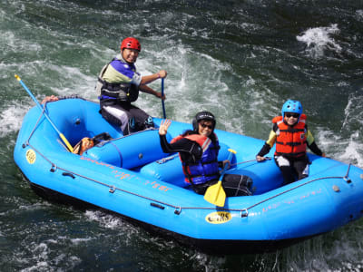 Rafting sur la rivière Numedalslågen à Dagali près de Geilo