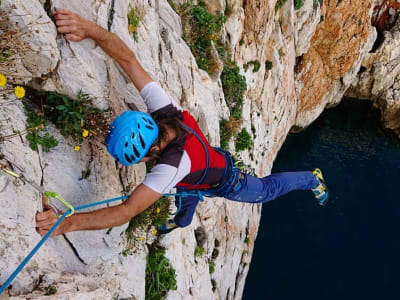 Via Ferrata auf dem Pan di Zucchero bei Iglesias, Sardinien