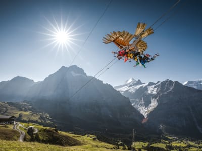 Hiking and ziplining around Grindelwald