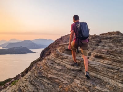 Randonnée guidée à Vulcano dans les îles Éoliennes, Sicile