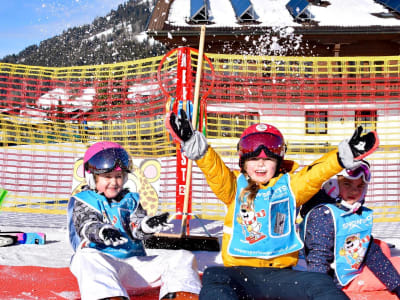 Cours de ski pour enfants débutants à Westendorf, Tirol, Autriche