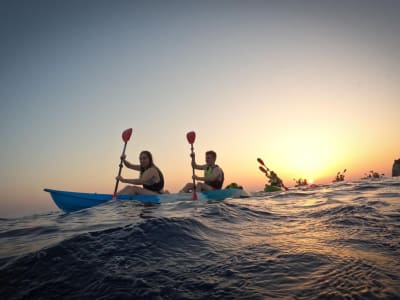 Guided Sunset Kayak Tour to the Blue Cave from Pula