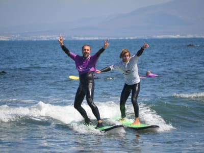 Cours de surf pour débutants à Corralejo, Fuerteventura