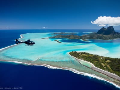 Helicopter Flight over Bora Bora