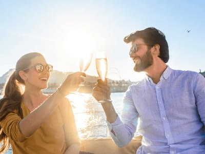 Expérience luxueuse de voile libre au coucher du soleil à Barcelone