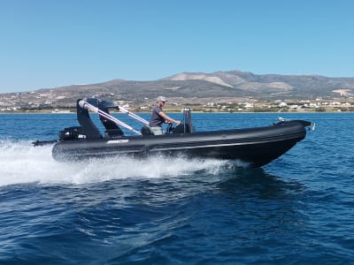 Excursión de medio día en barco a Antiparos y Despotiko desde Paros