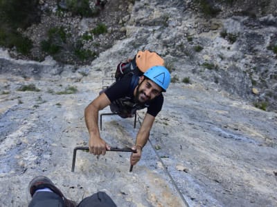 Klettersteig Xorret del Catí, in der Nähe von Alicante