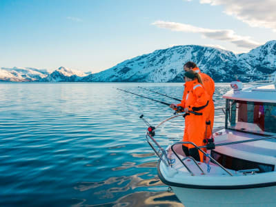 Excursión de pesca en el fiordo Alta