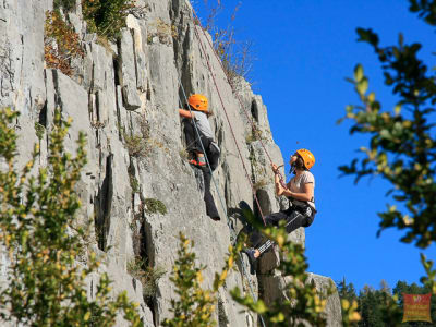 Entdeckung des Kletterns in der Ariège, in der Nähe von Foix