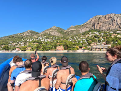 Balade en mer et snorkeling sur la côte d’Azur entre Nice et Monaco