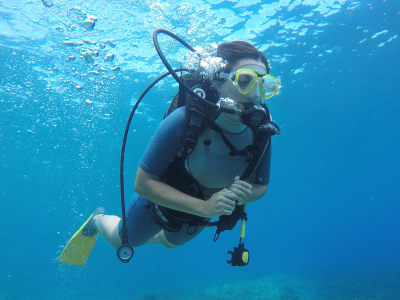 Scuba diving initiation day in Antibes