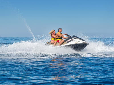 Jetski-Verleih am Strand von Rethymno