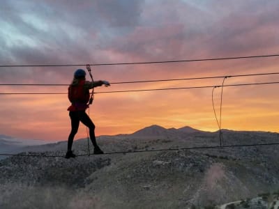 Vía Ferrata John Hogbin en Zafarraya, Granada