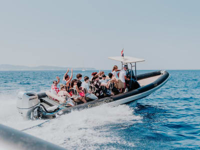 Speedboat tour to Hvar, the Blue Cave and Mamma Mia filming locations departing from Split or Trogir