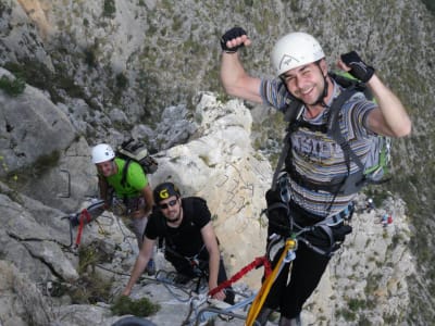 Vía Ferrata Cabezo Miñaque - La Garapacha, cerca de Murcia