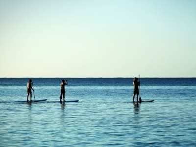 Alquiler de Paddle Surf en la playa de Perivolos, Santorini