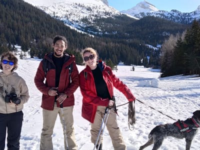 Excursión guiada con raquetas de nieve en el Parque Natural Regional de Vercors, cerca de Grenoble