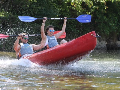 Kayaking down the Sella River near Picos de Europa