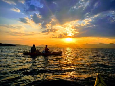 Excursión en kayak al atardecer por la península de Split