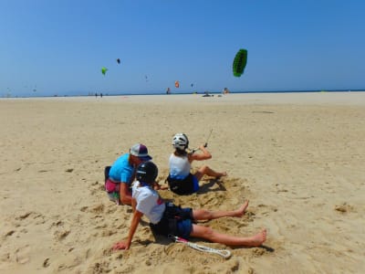 Semi private kitesurfing lessons and courses in Tarifa, near Gibraltar