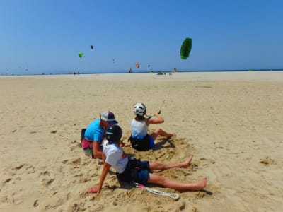 Cours de kitesurf semi-privé à Tarifa, près de Gibraltar