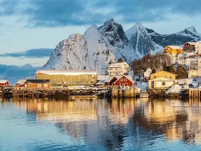 Excursión invernal de 2 días en Lofoten