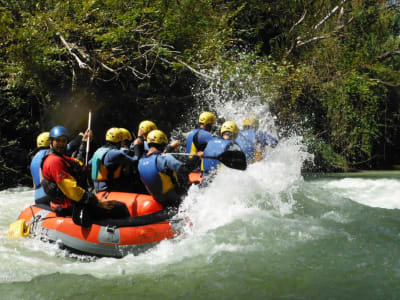 Rafting auf dem Fluss Genil in der Nähe von Málaga