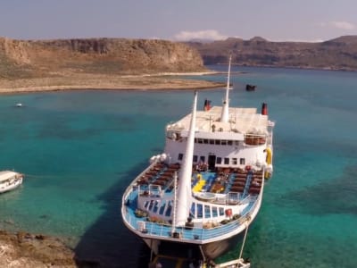 Boat Trip from Kissamos to Gramvousa and Balos Lagoon in Crete